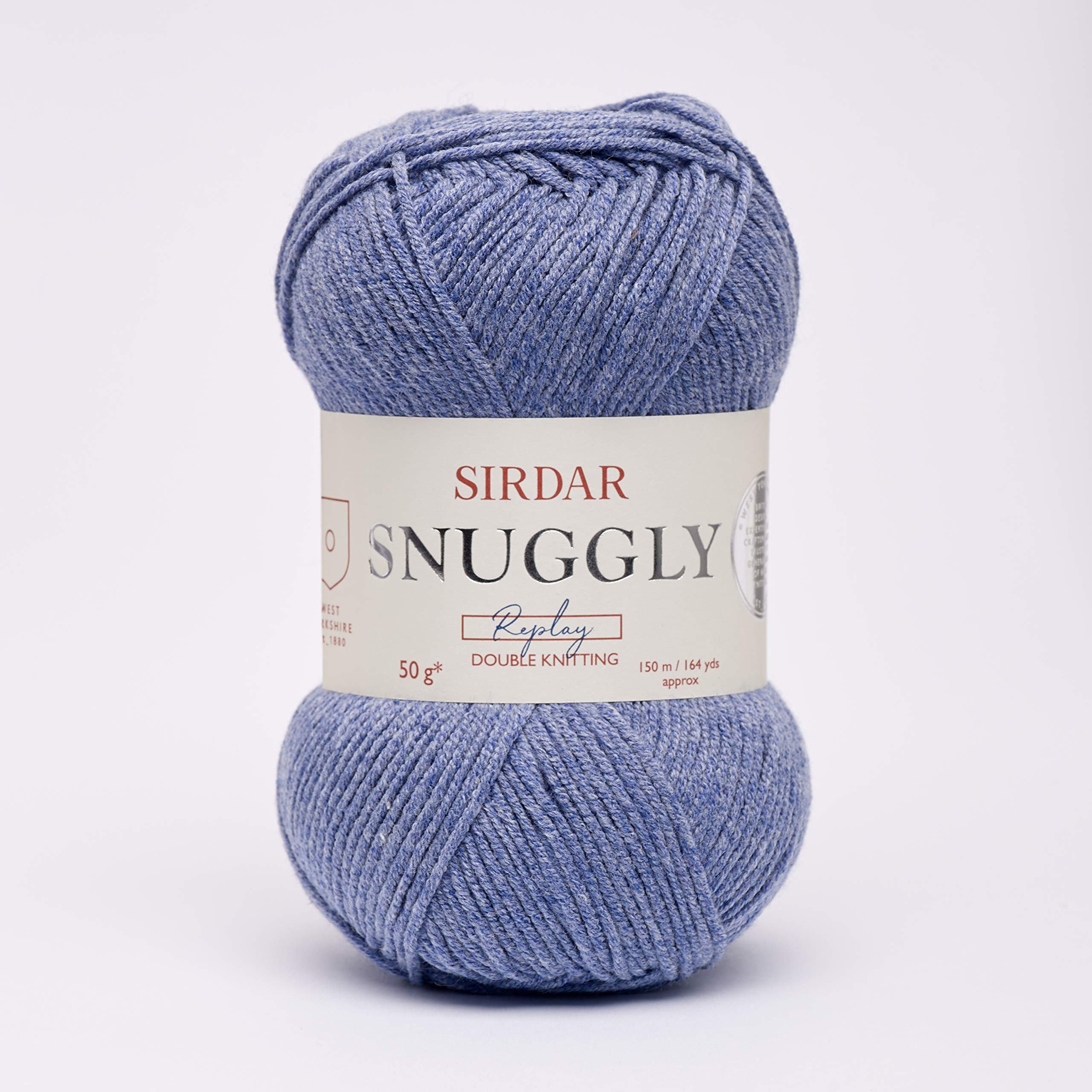 Sirdar Snuggly Replay DK Double Knitting, Daredevil Denim (107), 50g