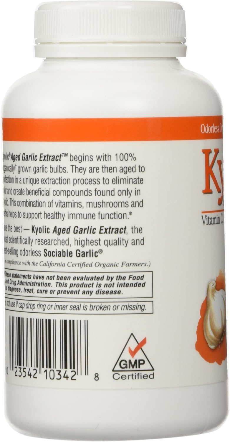 Kyolic Garlic Formula 103 Immune Formula (200 Capsules): Health & Personal Care