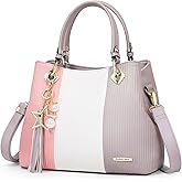 Pomelo Best Purses and Handbags for Women with Multiple Pockets, Leather Top Handle Satchel Fashion Tote Shoulder Bags Ladies