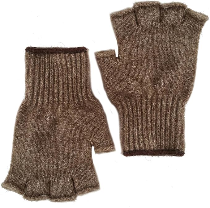 The Buffalo Wool Co. Advantage Gear Bison/Wool Fingerless Gloves