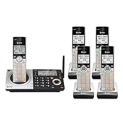 AT&T CL83507 DECT 6.0 5-Handset Cordless Phone for