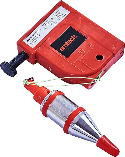 Amtech G4130 400g Magnetic Plumb Bob with Line for DIY and Construction