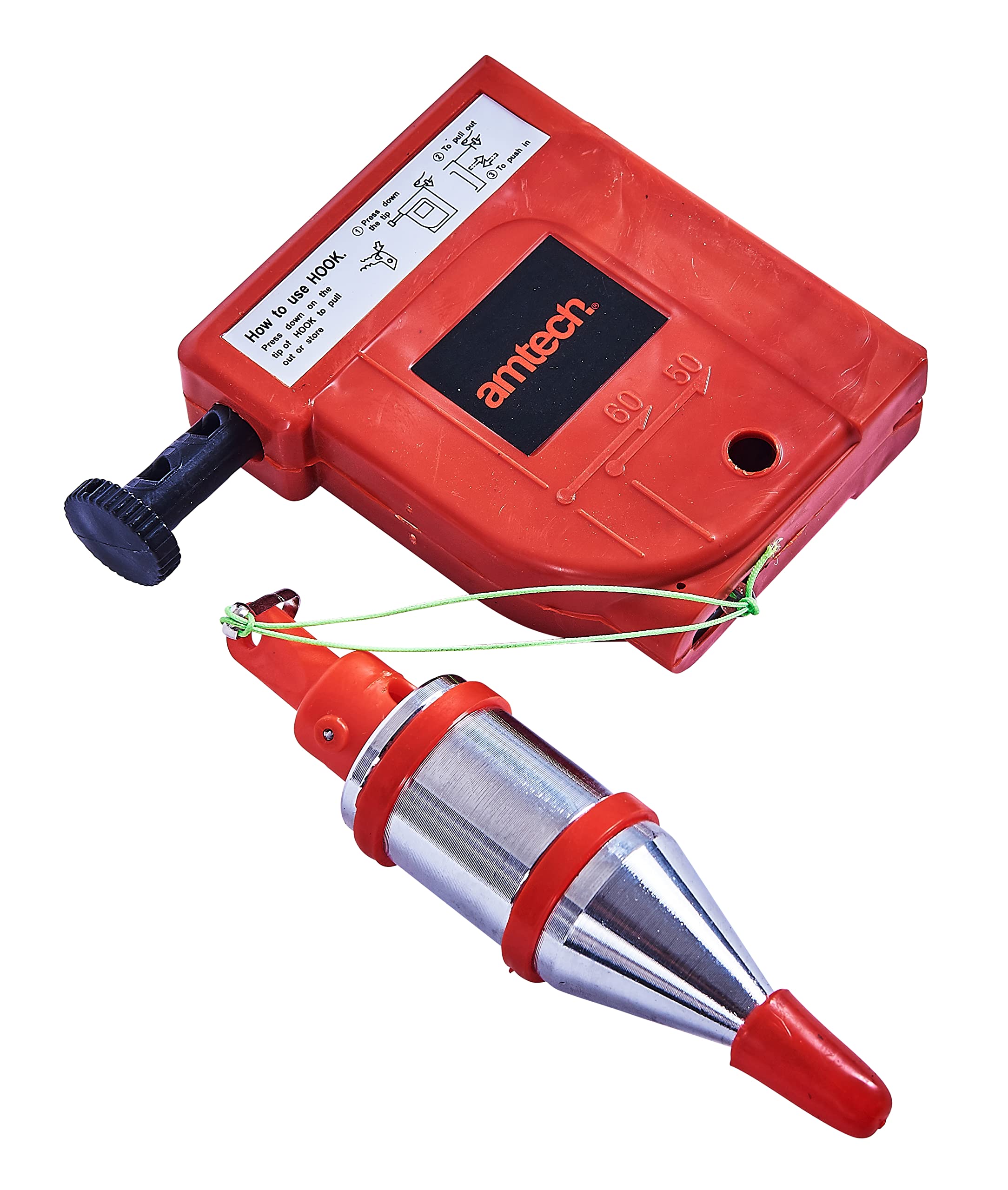 Amtech G4130 400g Magnetic Plumb bob and line