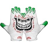 Exotic Sports Youth Football Gloves - American Wide Receiver Gloves for Adult Men, Women, and Boys With Super Sticky Silicone Grip Palms - Ultimate Performance Booster