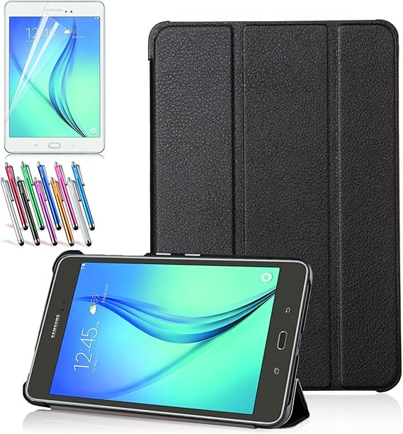 Samsung Galaxy Tab A 8.0" Case, TDA(TM) Slim Trifold Portfolio Carrying