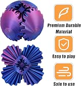 RZCOMP Gear Ball Fidget Toy 3D Printed Sphere for Stress Relief Anxiety Kids view 4
