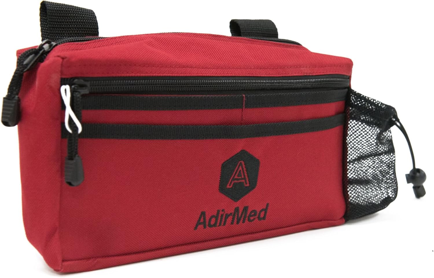 AdirMed Wheelchair Pouch - Rollator Pouch - Walker Pouch - Red: Health & Personal Care