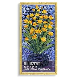 euwazram Ornate Gold 12x24 Frame - Single Frame, 12