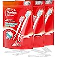 cleaings® Disposable Toothbrushes with Double Cleaning Beads Toothpaste and Clean Floss Picks for Work or Travel - 50 pcs-Mix Flavor（Pack of 3）