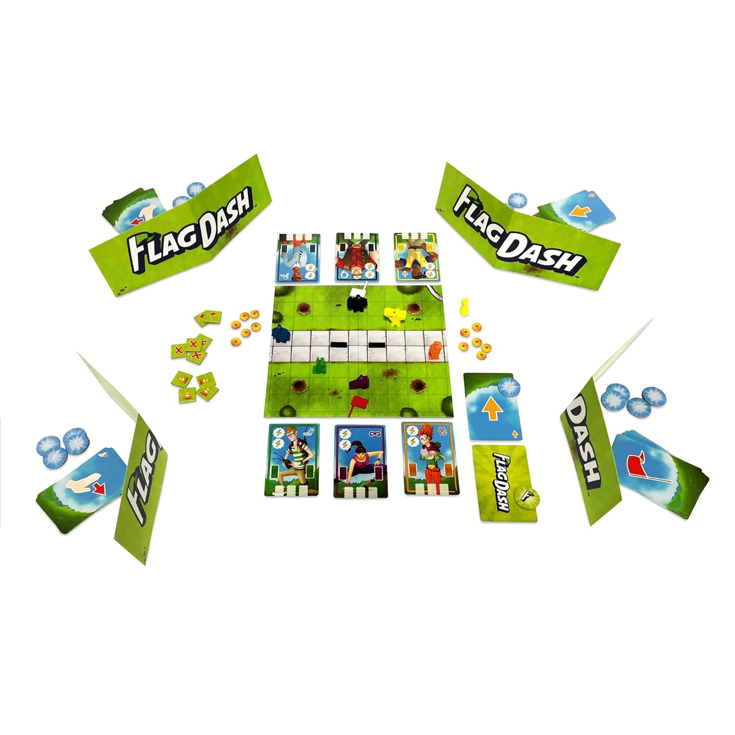 PieceKeeper Games Flag Dash Board Game