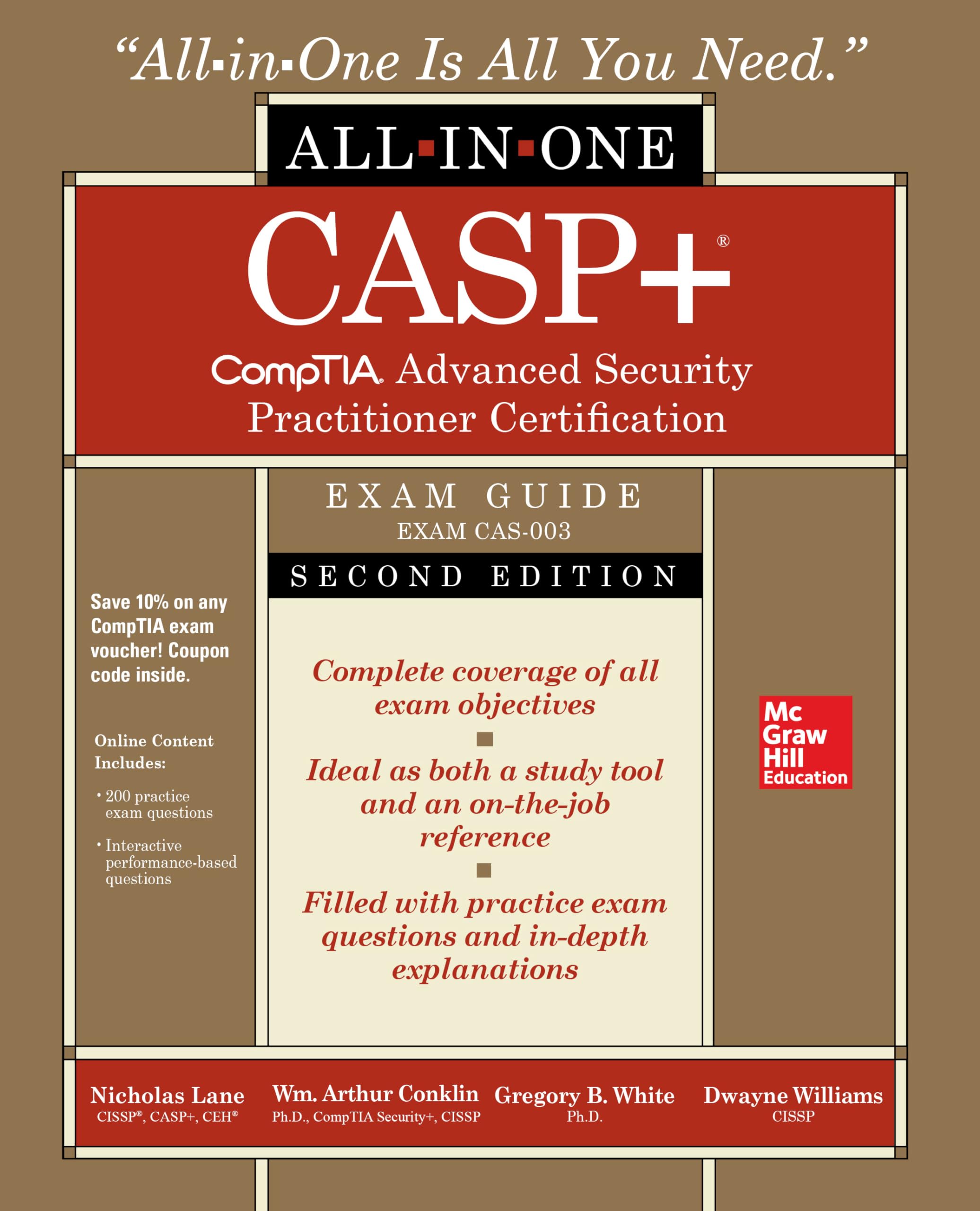 CASP+ CompTIA Advanced Security Practitioner Certification All-in-One Exam Guide, Second Edition (Exam CAS-003) (CERTIFICATION & CAREER - OMG)