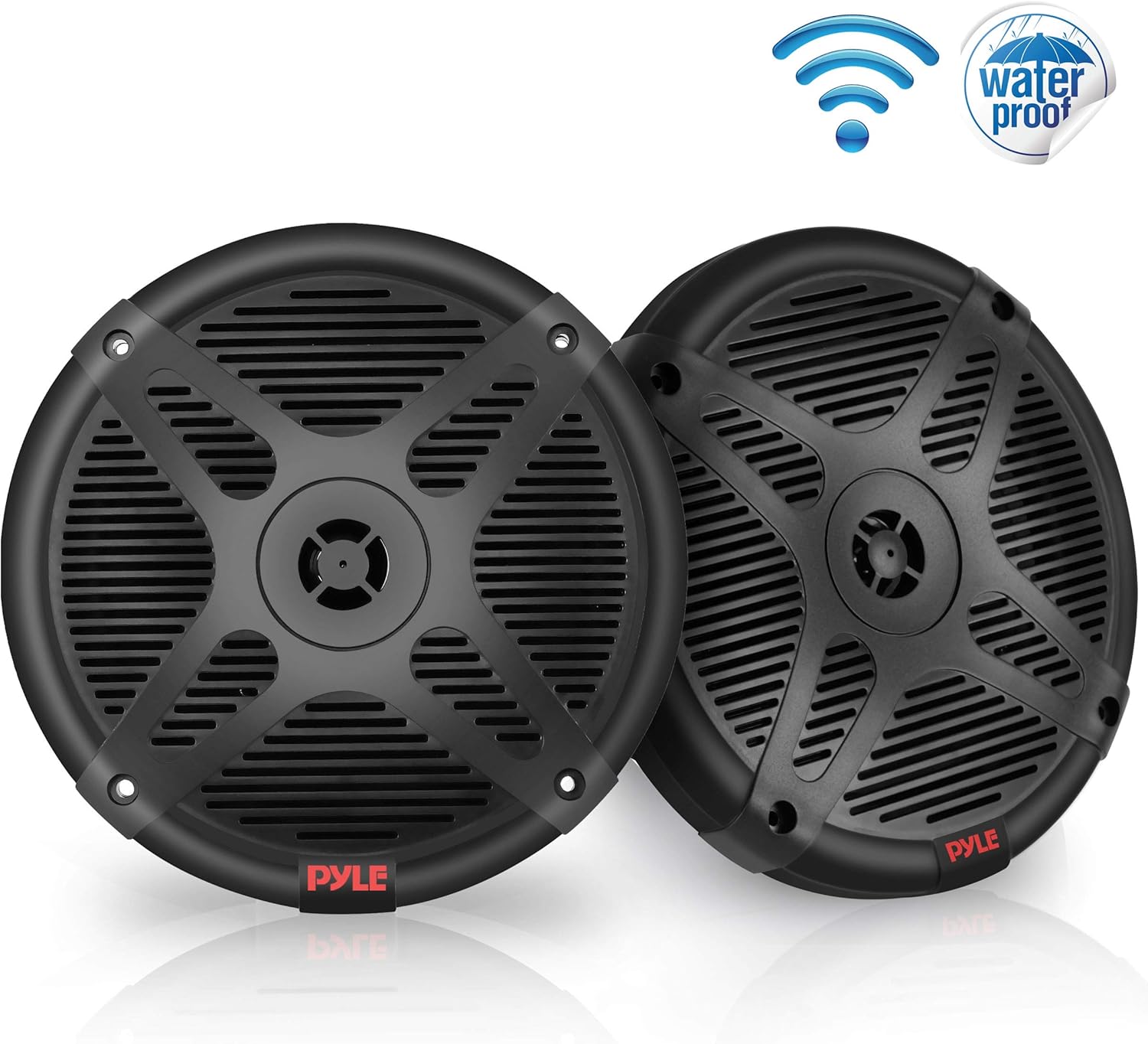 6.5 Inch Dual Marine Speakers Waterproof and Bluetooth