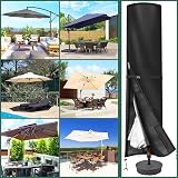 PATIO PLUS Double Garden Parasol Cover 270x70/70cm Waterproof 600D view 6