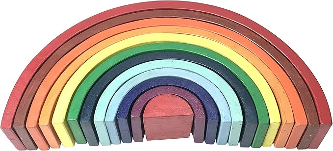 Chaya Nisarga Rainbow Stacking Puzzle (Pack of 7)