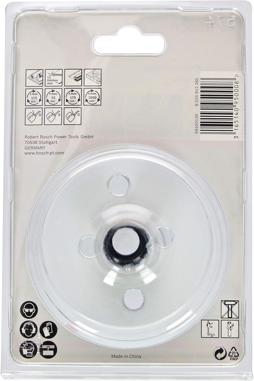 BOSCH Bi-Metal Hole Saw (for Wood and Metals 8% Cobalt Alloy, Progressive Tooth Design, diameter 76 mm, Accessory Drills) - Image 4