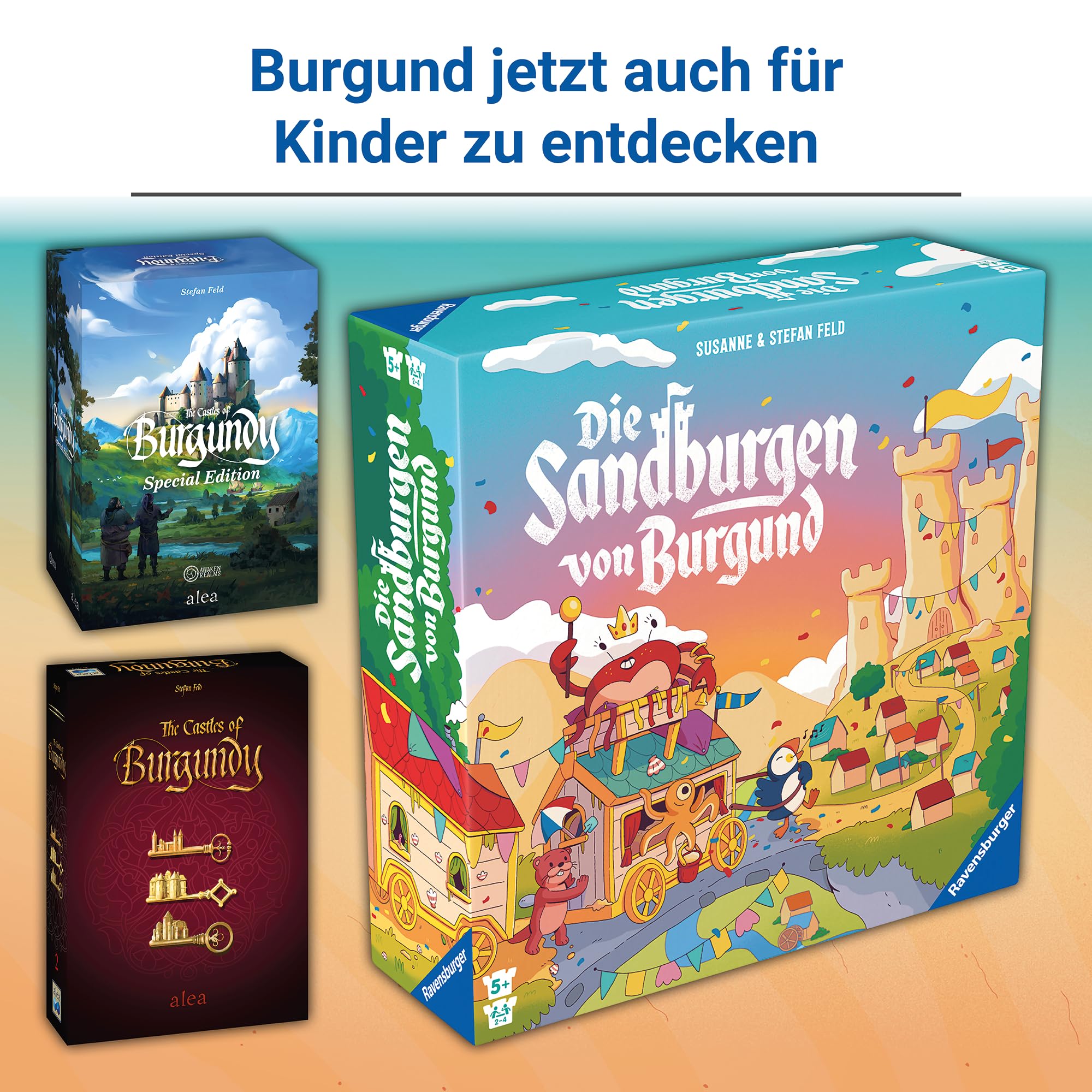 Ravensburger 24687 Die Sandburgen von Burgund - Kinderspiel ab 5 Jahren für 2-4 Personen 3
