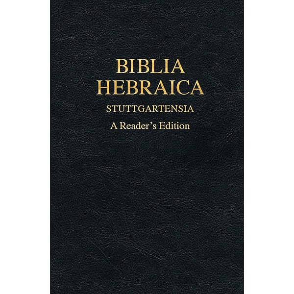 Biblia Hebraica Stuttgartensia (BHS), A Reader's Edition