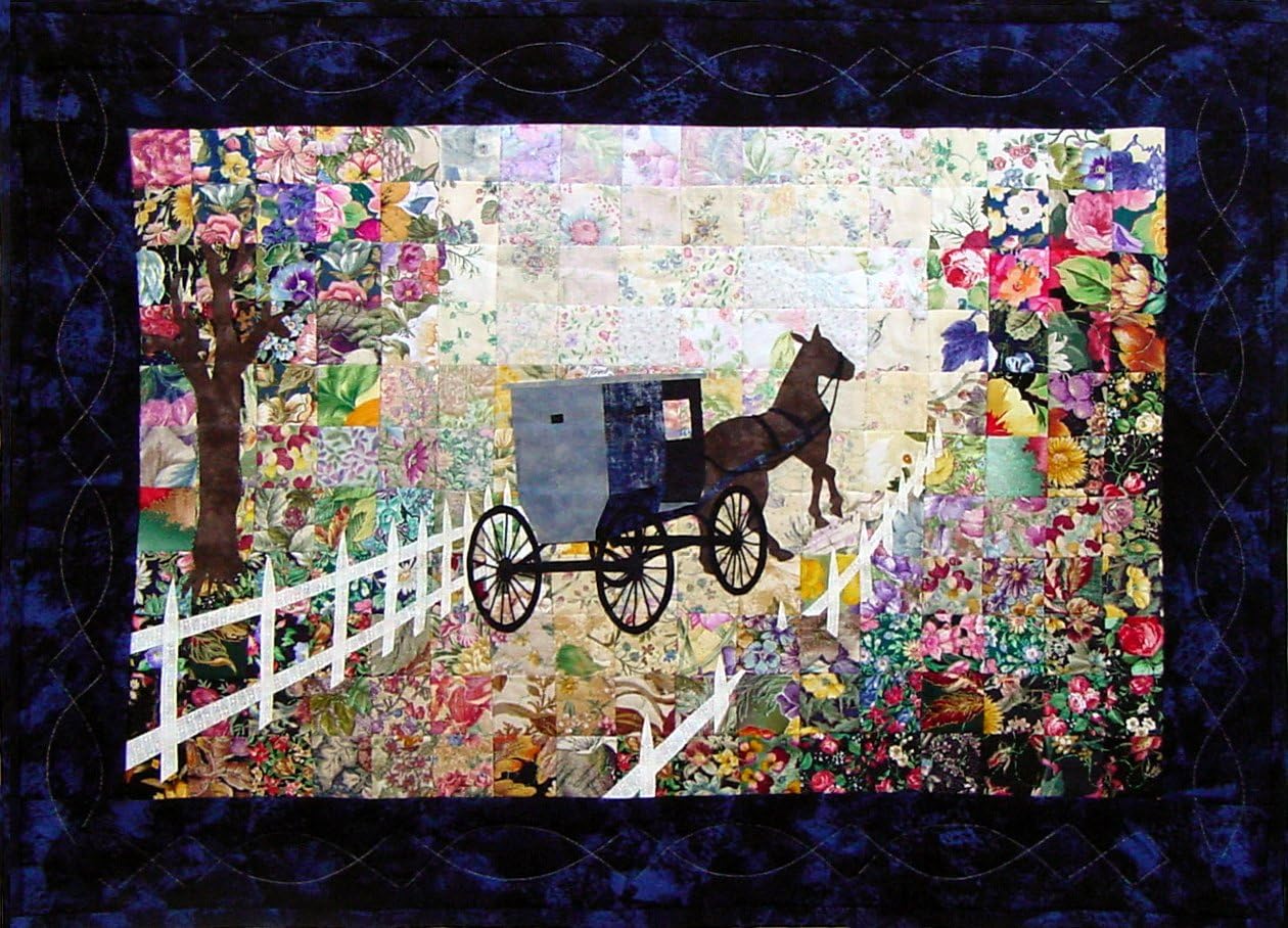 Whims Watercolor Quilt Kits Quilting Supplies, Buggy Ride