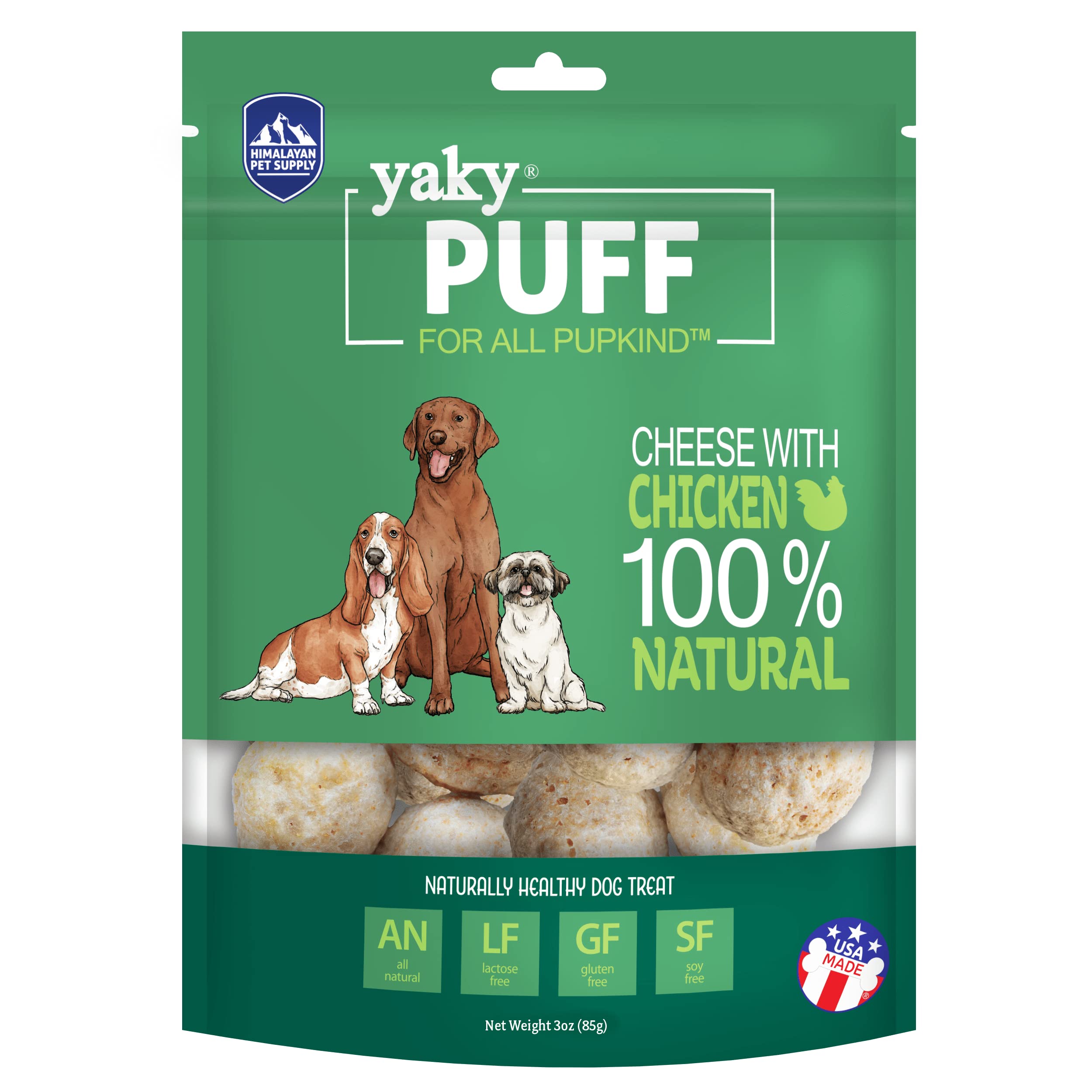 Himalayan Dog Chew Yak Cheese Treats, 100% Natural, Long Lasting