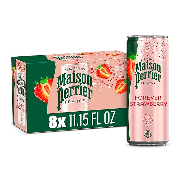 MAISON PERRIER FOREVER STRAWBERRY FLAVORED SPARKLING WATER, 11.15...