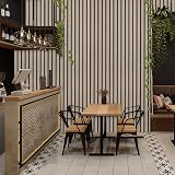 Trafagala Wood Slats Wallpaper Light Oak 53x950cm Modern Wallcovering view 3