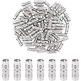 UNICRAFTALE 100pcs Stainless Steel Tube Beads, 4mm Diameter, 12mm Long, Hollow Spacer Beads for DIY Craft Jewelry Making