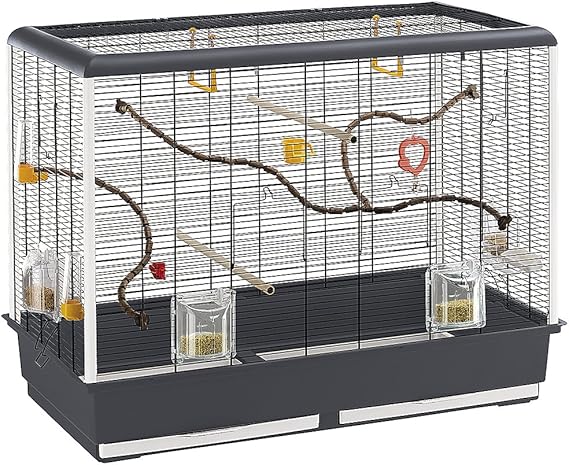 Ferplast Piano 6 Cage, Livrée avec Accessoires Mangeoires Modulables et ...