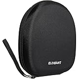 ELEGIANT Headphone Case Bag Large Earphone Headset Carry Hard Storage Pouch Pouch Cover Box for Sony V55 NC6 NC7 NC8 MDRZX310 Sennheiser HD 202 Bluedio T2s Bose AE2w Grado SR80 MDR-ZX100 ZX110 ZX300 ZX600 MDR-10RBT HD218 HD228 HD238 (20X18X6Cm)