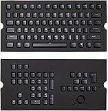 CORSAIR PBT Double-shot Keycaps Full 104/105-Keyset - RGB & Backlit Compatible – For Mechanical Keyboards - FPS MOBA MMO - Black