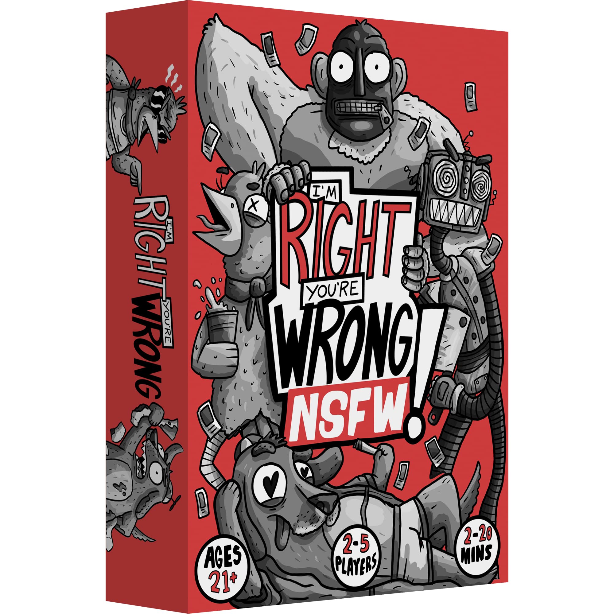 Photo 1 of I’m Right You’re Wrong NSFW- A Light Strategy Card Game Where Players Battle for The Last Word (2-5 Players) - Ages 18 and up