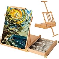 Boîte Chevalet En Bois Pour Croquis - 26x34x8.5cm - Neuve