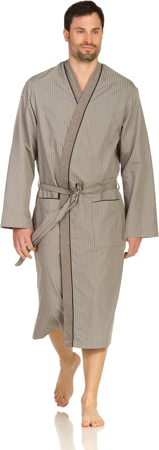 bademantel beige herren