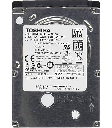 TOSHIBA MQ01ABF032 Disco Rigido Interno Per Notebook Da - Foto 2
