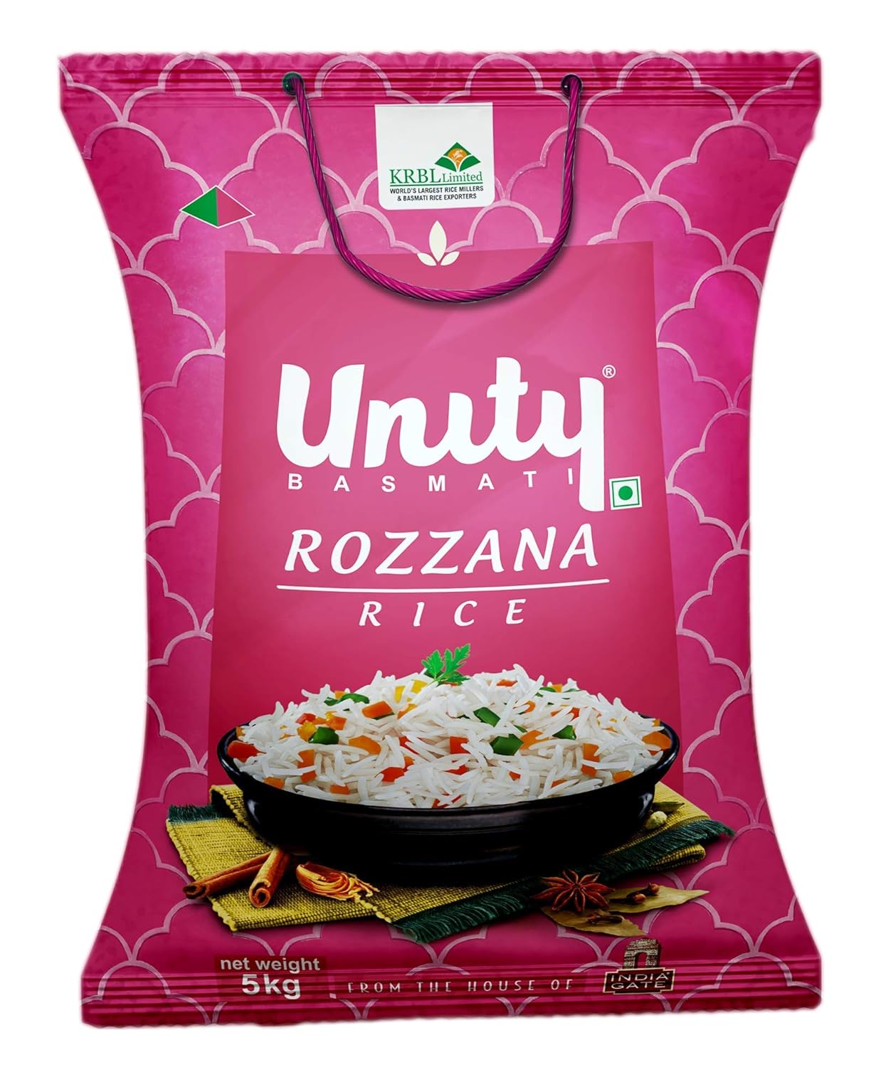 India Gate Unity Basmati Rice Rozzana, 5 Kg Loot Deal shopping offers