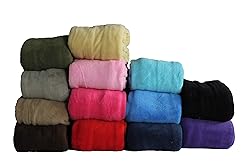 FOHOG Collection Fleece Blanket Black Small Plush