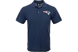 FOCO Men's NFL Team Logo Casual Color Polo Short Sleeve Shirt