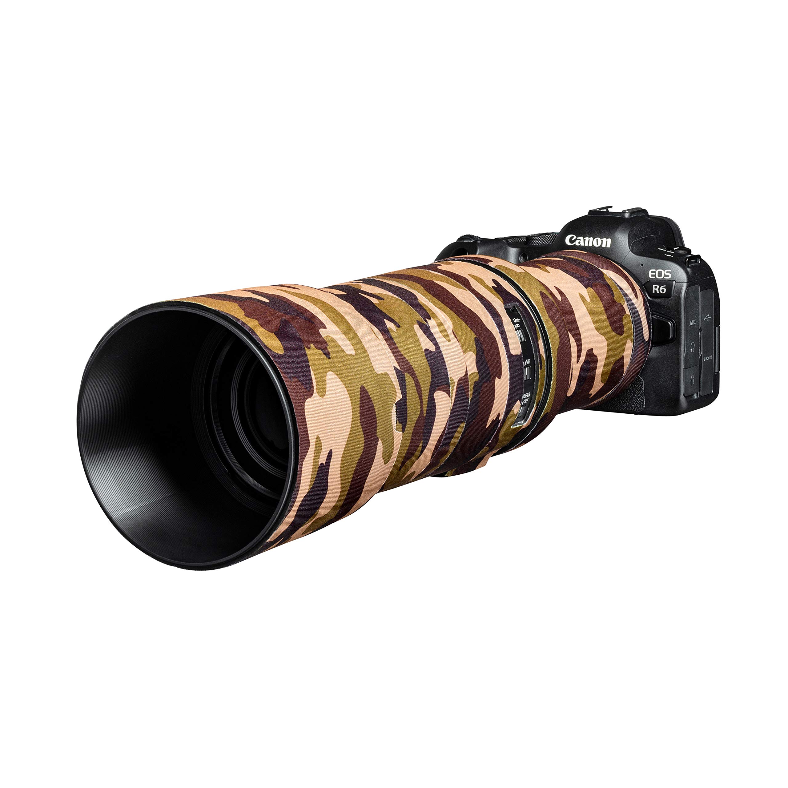 easyCover Lens Oak for Canon RF 600mm F11 IS STM Brown Camouflage