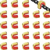 Gejoy 20 Pcs Archery Nocking Points for Compound Recurve Bow | Metal Bow String Buckle Clip, Anti-Slip, Fits Compound Recurve Strings, Easy Install Archery Nocks