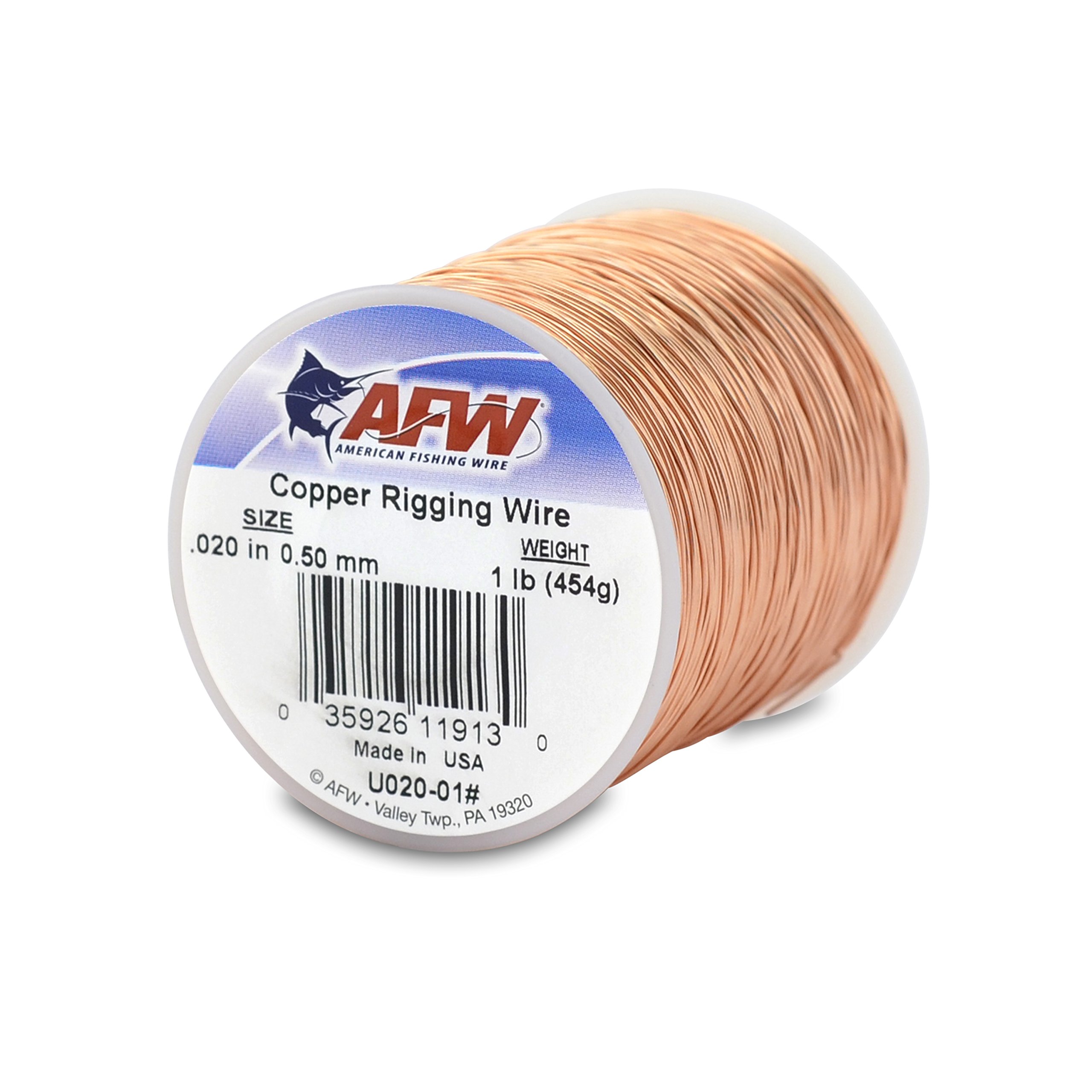 Galleon American Fishing Wire 0.020Inch Diameter Copper Rigging Wire