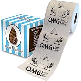 Printed TP Dinosaur T-Rex Printed Toilet Paper Gag Gift – Dinosaur Funny Toilet Paper Roll For Prank, Surprise, Bathroom Decor, Novelty Gift For Men, Women, Friends, Family Birthday Party – 500 Sheets
