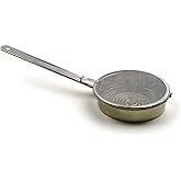 RSVP International Kitchen Roasting Collection Dishwasher Safe, Nut/Seed Toasting Pan, Stainless Steel
