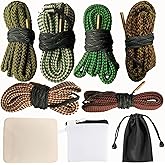 Gun Snake Cleaner, Barrel Rope for Handguns and Rifles .22 .223 & 5.56mm/.22.357.38.380, 9mm/.30 308 30-06 303 7.62mm,Gun Cleaning Kits with Gun Cleaning Cloth,Gun Cleaning Supplies