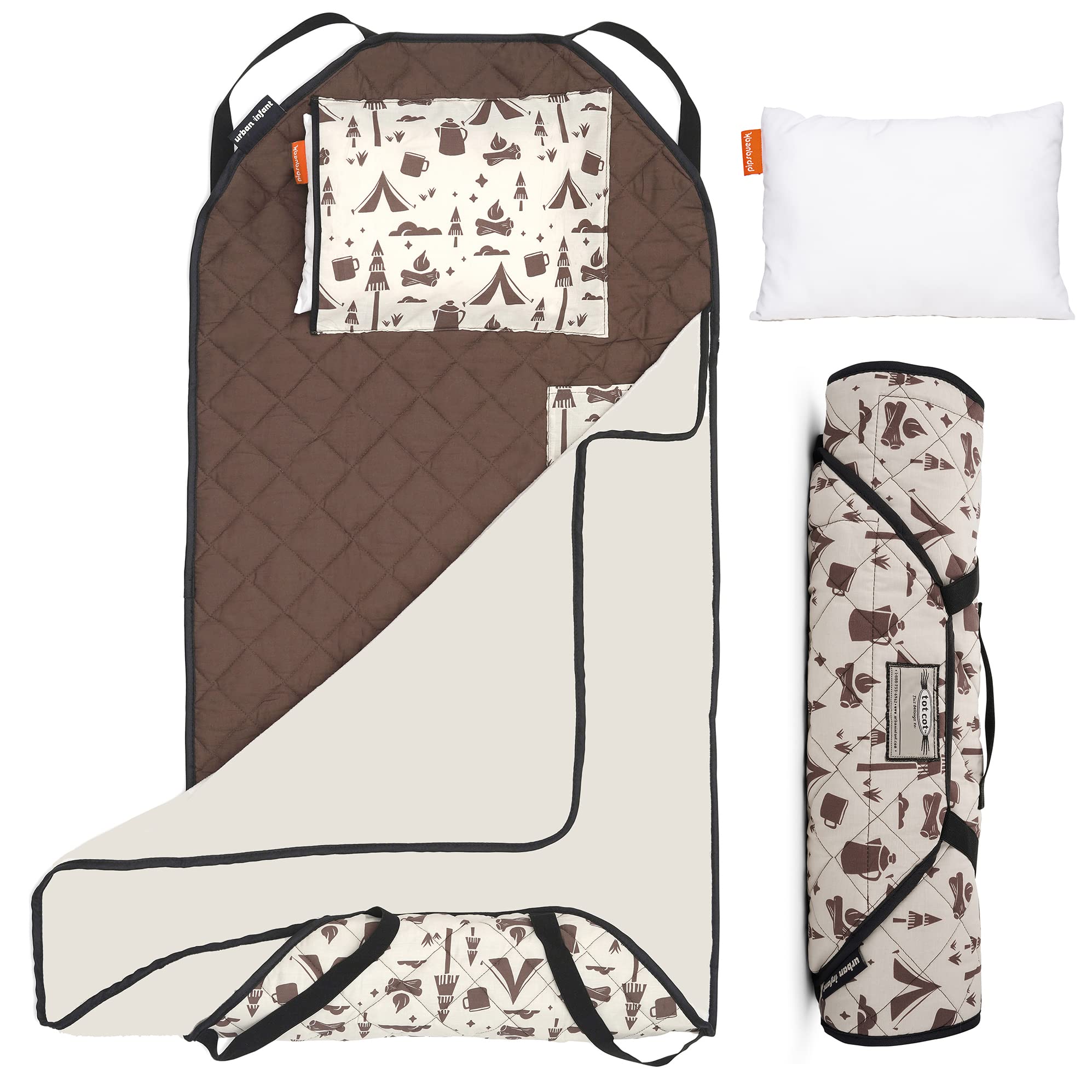 Photo 1 of Tot Cot Kids Nap Mat - Toddler Preschool Daycare Bedding Cover with Blanket and Pillow - Ages 2 Yrs to 5 Yrs