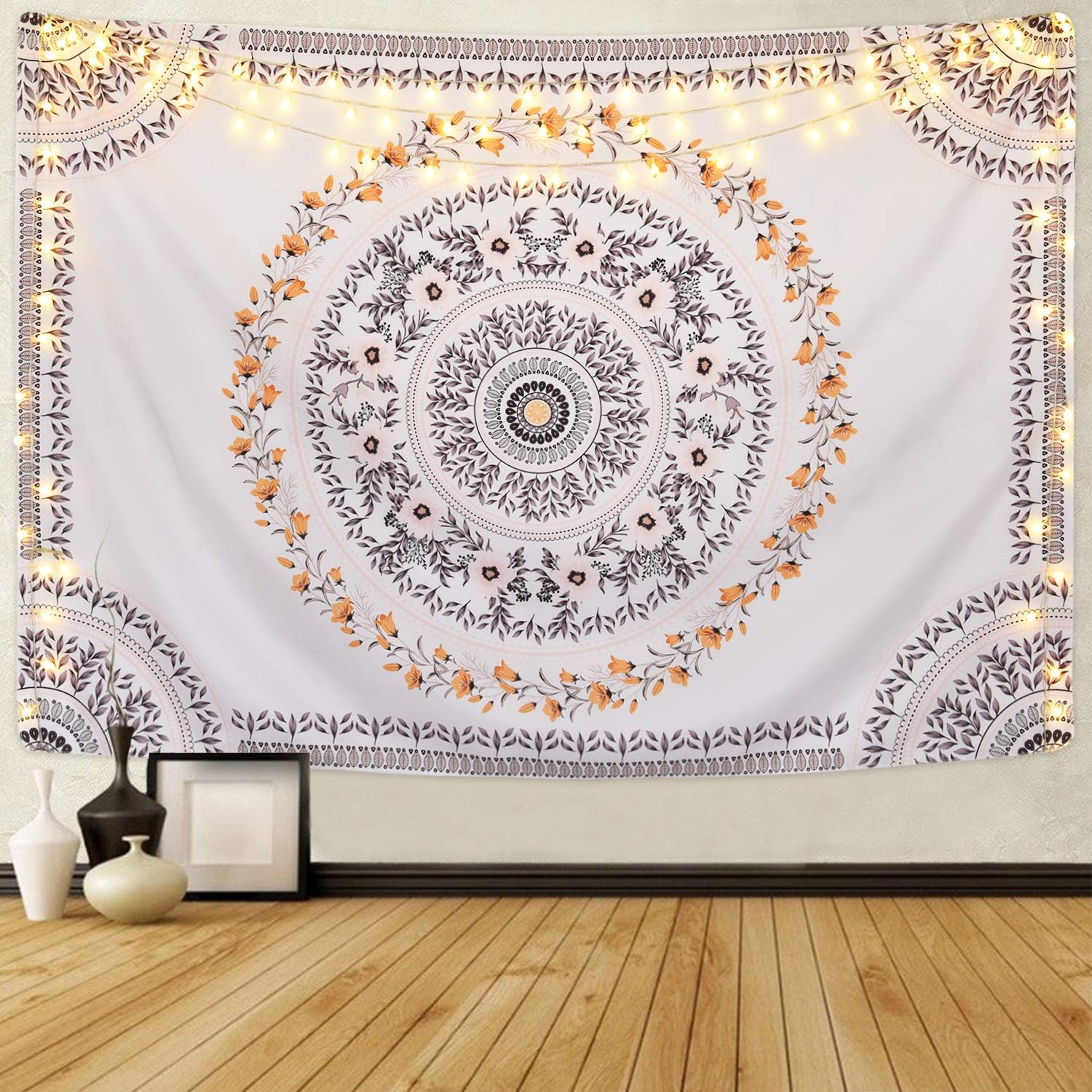Tapisserie Murale Mandala Bohème - 200 X 150 Cm - Décoration Psychédélique Pour Yoga, Chambre Et Salon