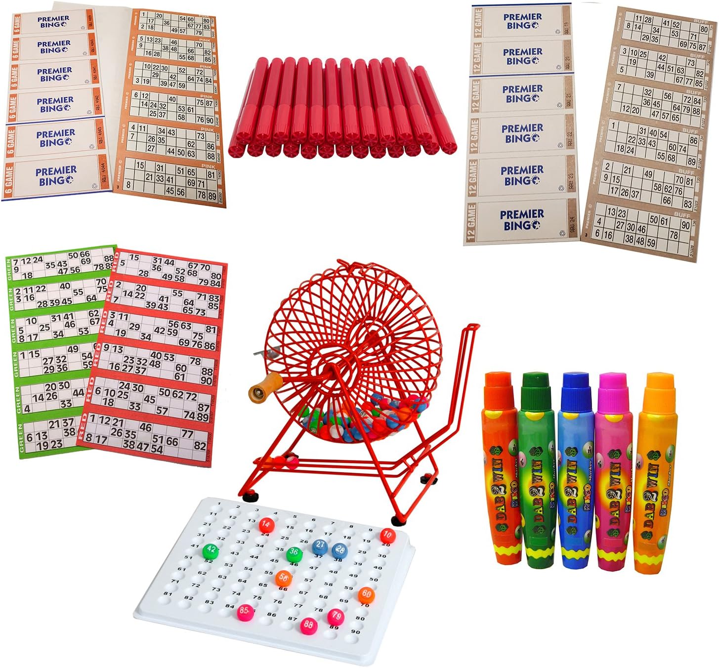 Bingo Cage, Check Tray & Balls Starter Kit All you need to play Bingo