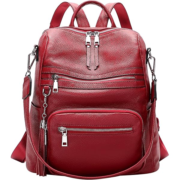 Amazon.com: ALTOSY Genuine Leather Backpack Purse for Women  display picture 1