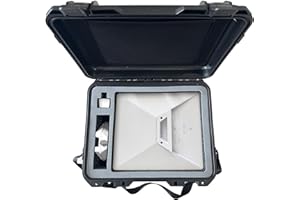 INNVO Waterproof Case for Starlink Mini, Hard Shell Carrying Case with Shoulder Strap and Mesh Pocket Idea for Storage Organi