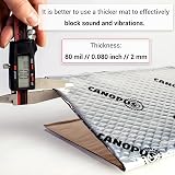 CANOPUS Professional Car Sound Deadening Self Adhesive Mat 80 mil 5 Sheets view 6