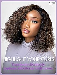 LUVME HAIR Curly Bob Wig 100% Human Hair Wigs