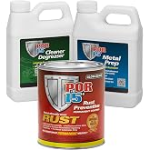 POR-15 Gloss Black Stop Rust Undercoating System, 3 Products, 32 fluid ounces each